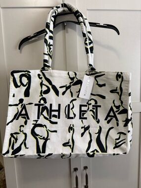 NWT Athleta Canvas Tote